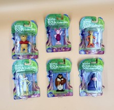 Vintage Winnie The Pooh Collectibles Full Set Fisher Price 2000 New/Sealed Toys