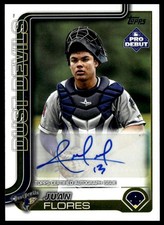 2025 Topps Pro Debut #PD-58 Juan Flores Base Autographs