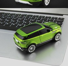 LED Headlights 2.4G Wireless Optical Sports Car Wireless Mouse US