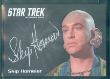Star Trek Original Series 50th Anniversary Skip Homeier Silver Autograph Card