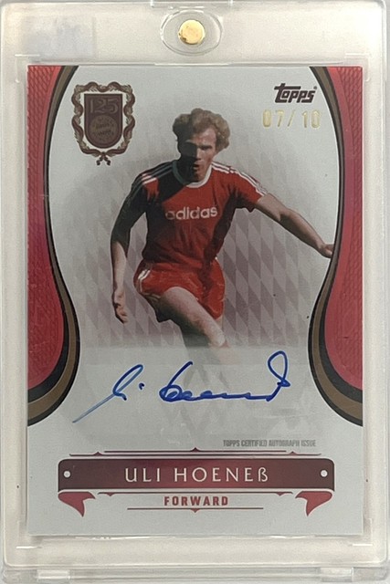 Uli Hoeneß Auto /10 Topps 125 Years Anniversary FC Bayern München