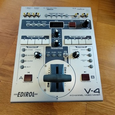 Roland V-4 4 EDIROL Channel Video Mixer Visual Performance