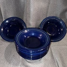 Set Of 8 Cobalt Color  6.5”  Fiesta Ware Homer Laughlin Bowls.  Made In The USA.