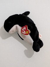 Ty Beanie Babies Waves the Orca Whale Plush Toys - 4084
