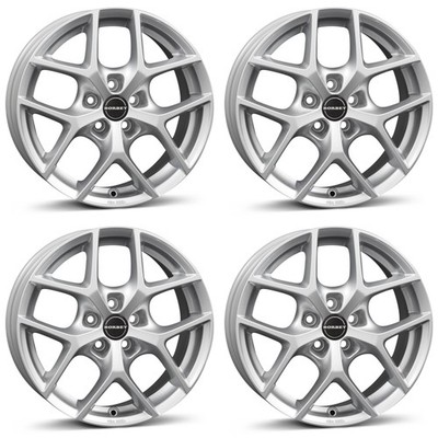 4 Borbet Felgen Y 7.5x17 ET40 5x114.3 SIL für Mitsubishi ASX Grandis Lancer Outl