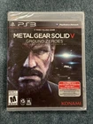 Metal Gear Solid V -Ground Zeroes -Tactical Espionage Operations New Sealed PS3