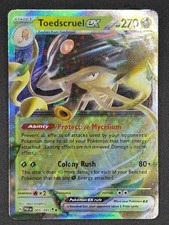 Toedscruel EX, 5/91, Palean Fates, Holo Rare, NM