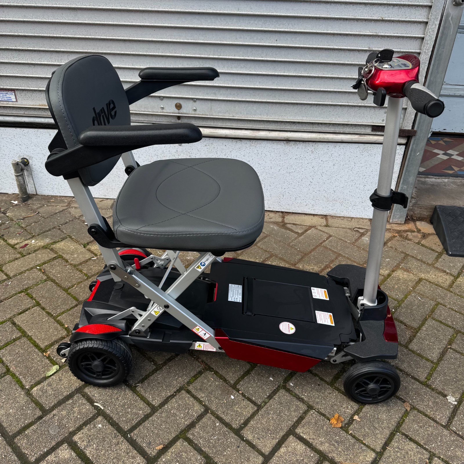 Drive DeVilbiss Manual Fold+ 4mph Folding Mobility Scooter Red photo 13