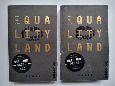 QualityLand 1 -- Marc-Uwe Kling -- Gesellschaftssatire --- WIE NEU --- UNGELESEN