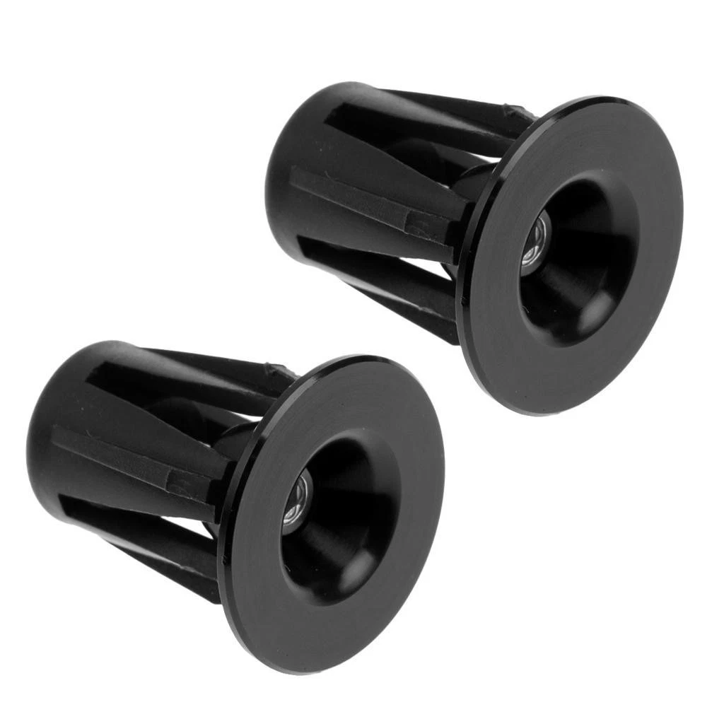 Ronyme 2X Embouts de Guidon de vélo poignée de Main résistant à l'usure léger Embouts de Guidon de vélo Embouts de Guidon de vélo pour VTT Accessoires de, Noir