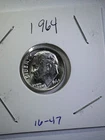 1964 10C Roosevelt Dime SILVER Uncirculated (16-47)
