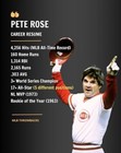 Pete Rose Autographed White Cincinnati Reds Jersey - Framed & ball autographed — photo 6