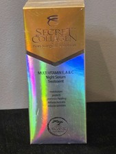Secret Collagen Retinol Collagen Vitamins Night Serum Treatment, New Sealed.