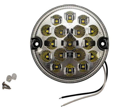 NSLUMO Defender Runden Led Nebel & Rückfahrlicht Für Defender Rückseite Nebel Rückfahrscheinwerfer (95 mm Klare Linse