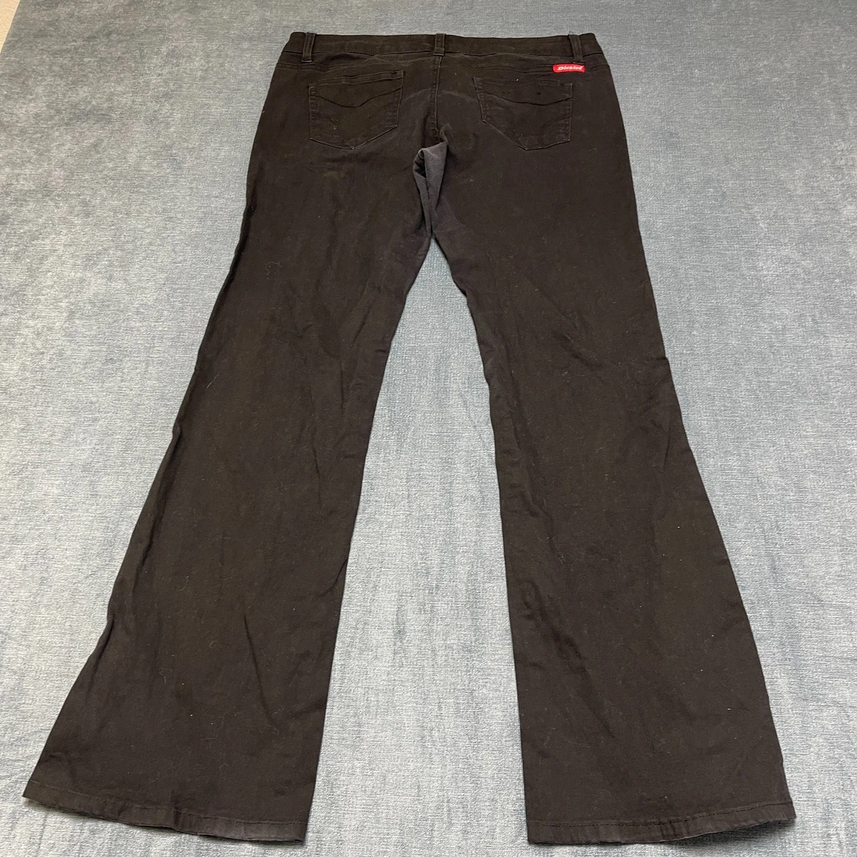 Dickies Pantaloni Stretch Bambina, KP5519, Blu Navy Scuro, Taglia 12 Anni - Casual E Comodi