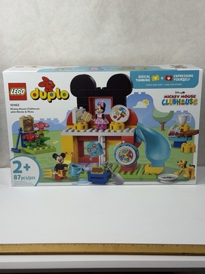 LEGO DUPLO 10465 Disney Jr Mickey Mouse Clubhouse Minnie Pluto Set 87 Pc New NIB