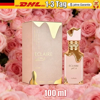 MARKENLOS Lattafa Eclaire Eau De Parfum 100ML Spray für Frauen, 3.4 Ounce Parfüms Fragrant
