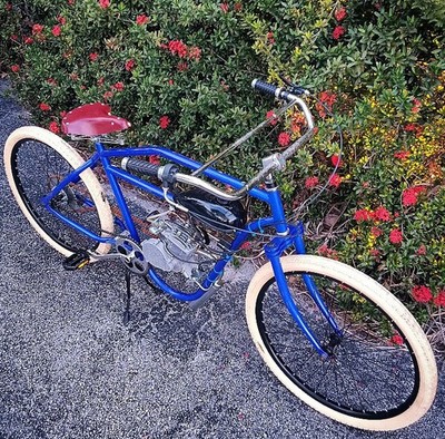 HARKEN Board Track Racer Cafe Moped motorized rat rod Indian Bike