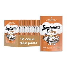 Temptations Classic Crunchy and Soft Cat Treats Tantalizing Turkey Flavor, 3...