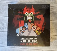 SAMURAI JACK BACK TO THE PAST BOARD GAME - 7 FIGURES NEW Sealed