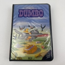 Dumbo Betamax Tape Walt Disney Home Video 24 Beta