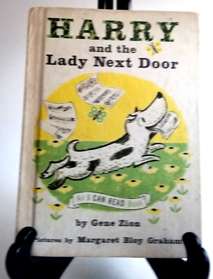 Vtg Harry and the Lady Next Door by Gene Zion 1960 Hardcover I Can Read Book M02