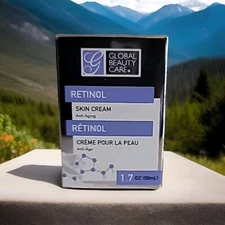New - Retinol Global Beauty Care anti-aging Anti-wrinkle Skin cream 1.7 oz Jar