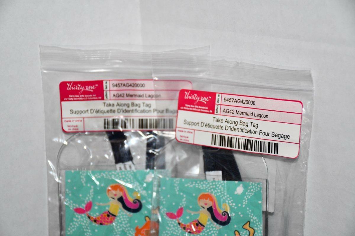 Bag Tags In Mermaid Lagoon Nwt