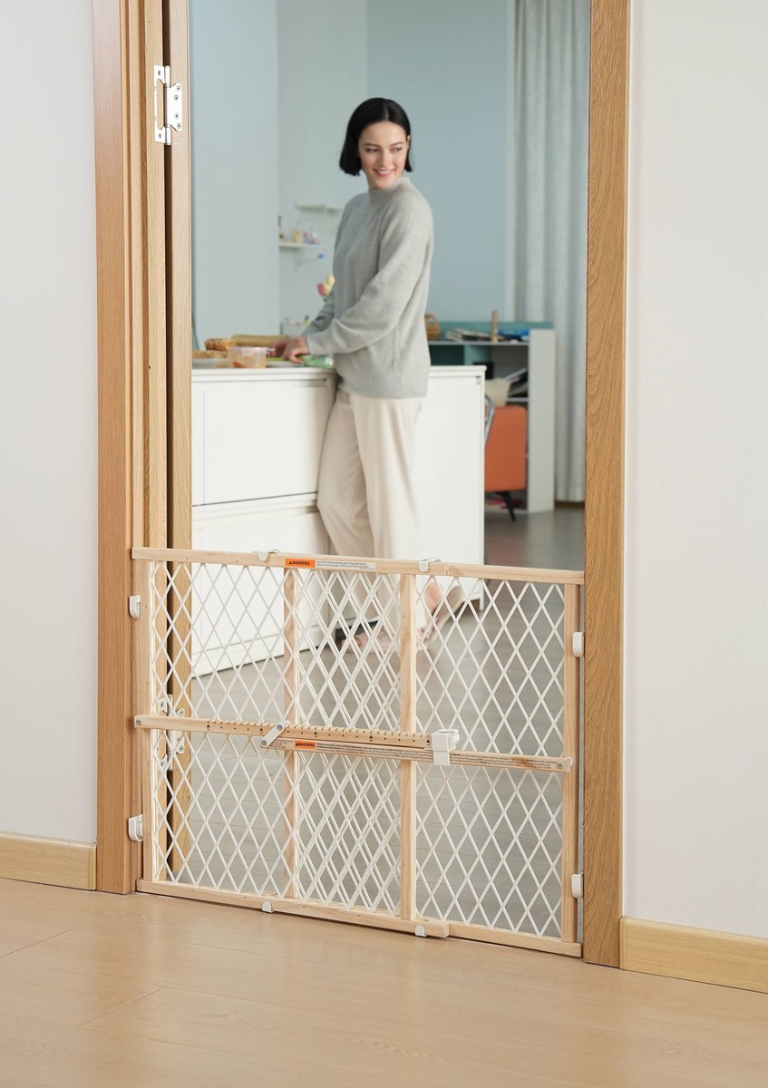 Parents Choice Baby Wooden Safety Doorway Gate for Aged to 24
