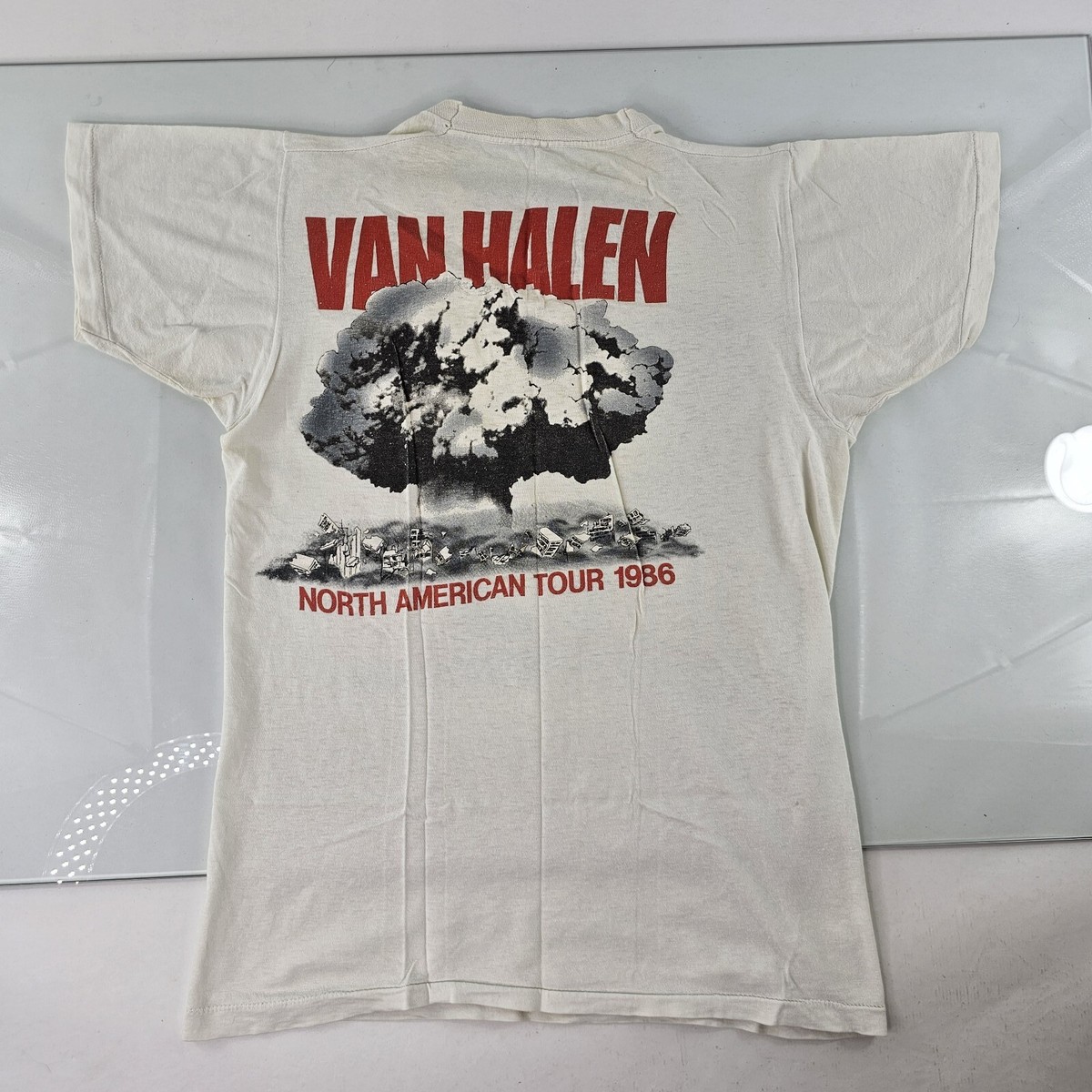 1986 VAN HALEN 5150 North American Tour Vintage Band Tour T-Shirt