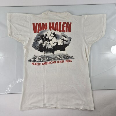 Van Halen 5150 Tour 86 Tシャツ 1986 VAN HALEN 5150 North American Tour Vintage Band Tour T-Shirt
