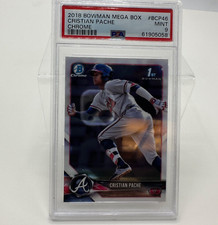 2018 Bowman Mega Box Christian Pache Chrome #BCP46 PSA 9