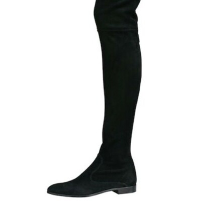 thigh high prada boots