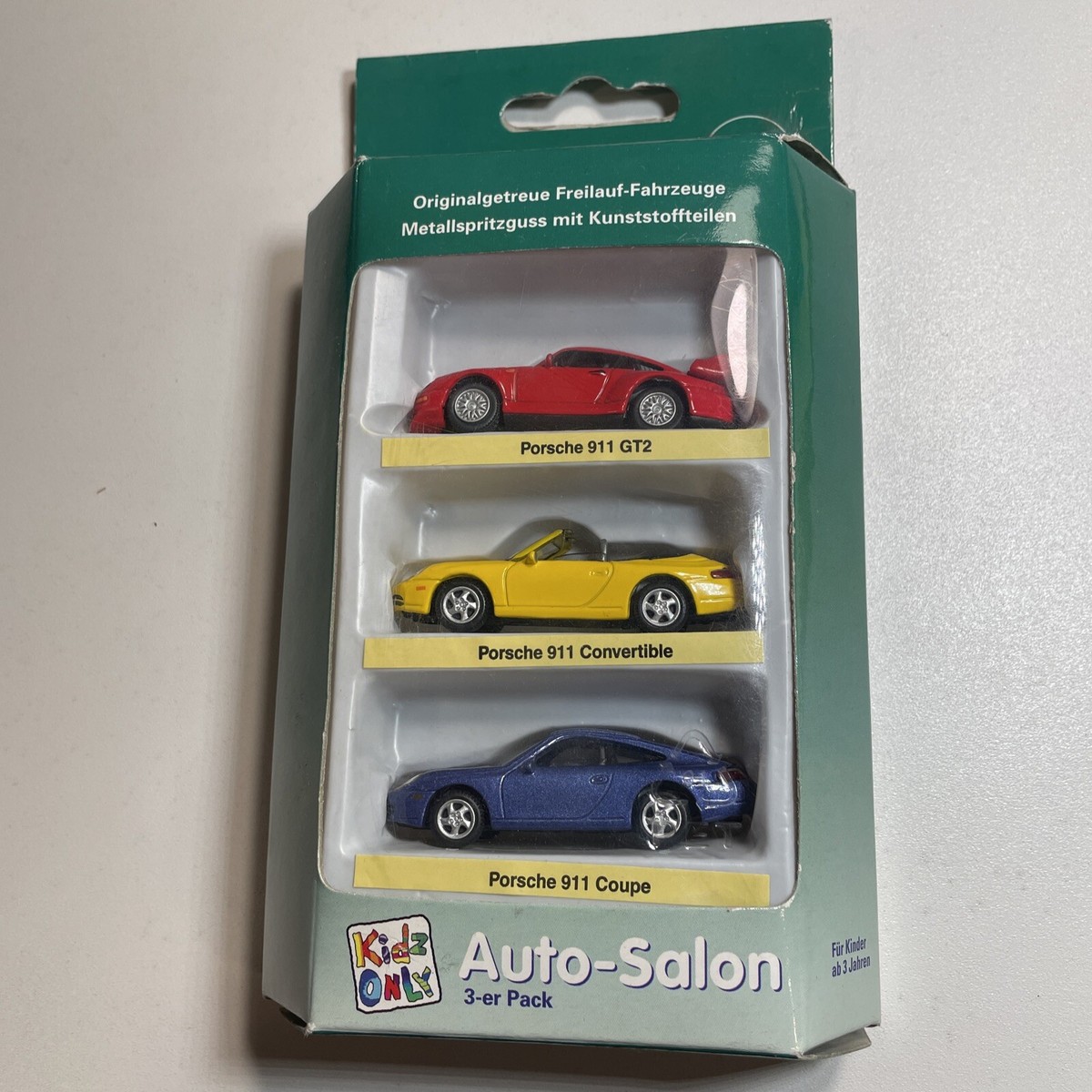 Hongwell Porsche 911 3 pack Kidz Only Auto-Salon 1/72 VVHTF | eBay