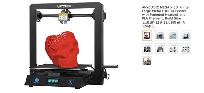 Anycubic Mega X FDM 3D Printer Large Printing Size Meanwell | eBay