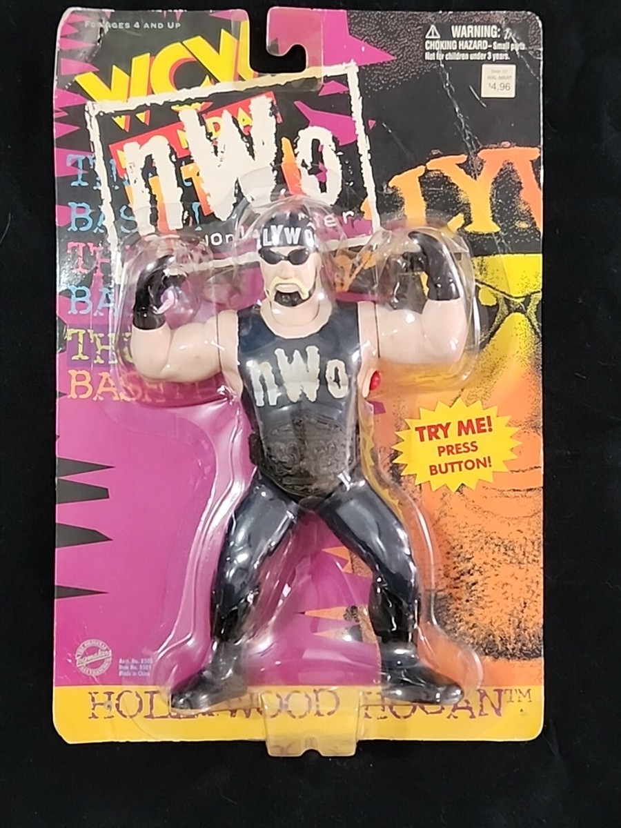 Hollywood Hulk Hogan WCW NWO NITRO VIBRATING TOYMAKERS WRESTLING