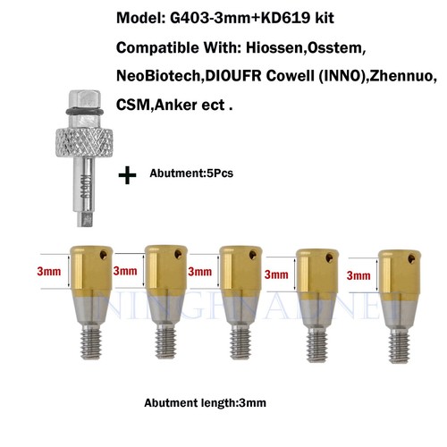 Destornillador de pilar para localizador dental Hiossen Osstem, ventilación de pinchazo para pilar de implante - Imagen 11 de 43