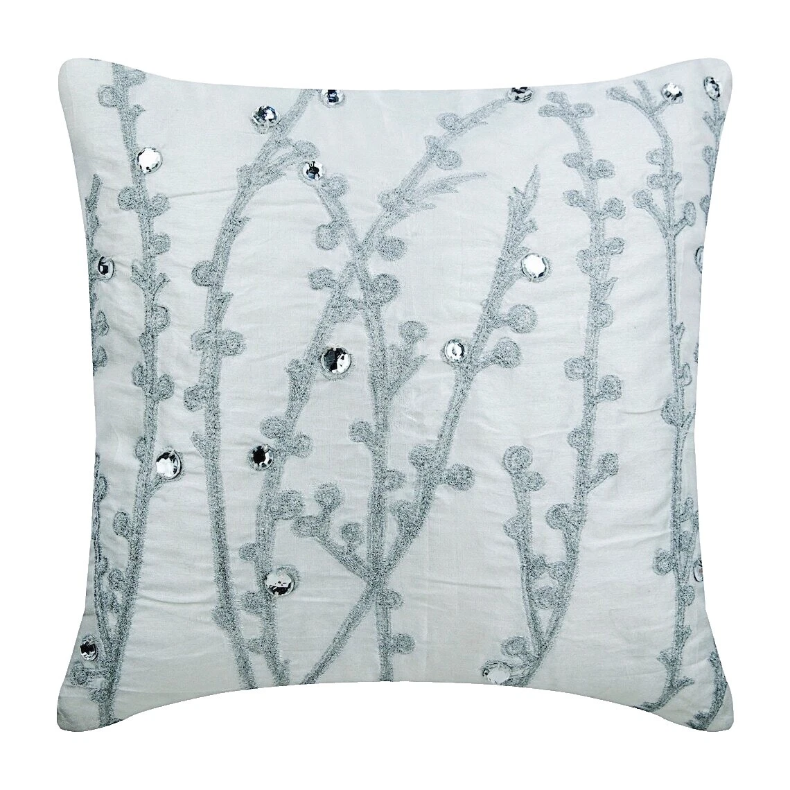Faux Silk Floral Home Décor Pillows