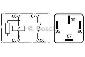 Реле bosch 0986332040