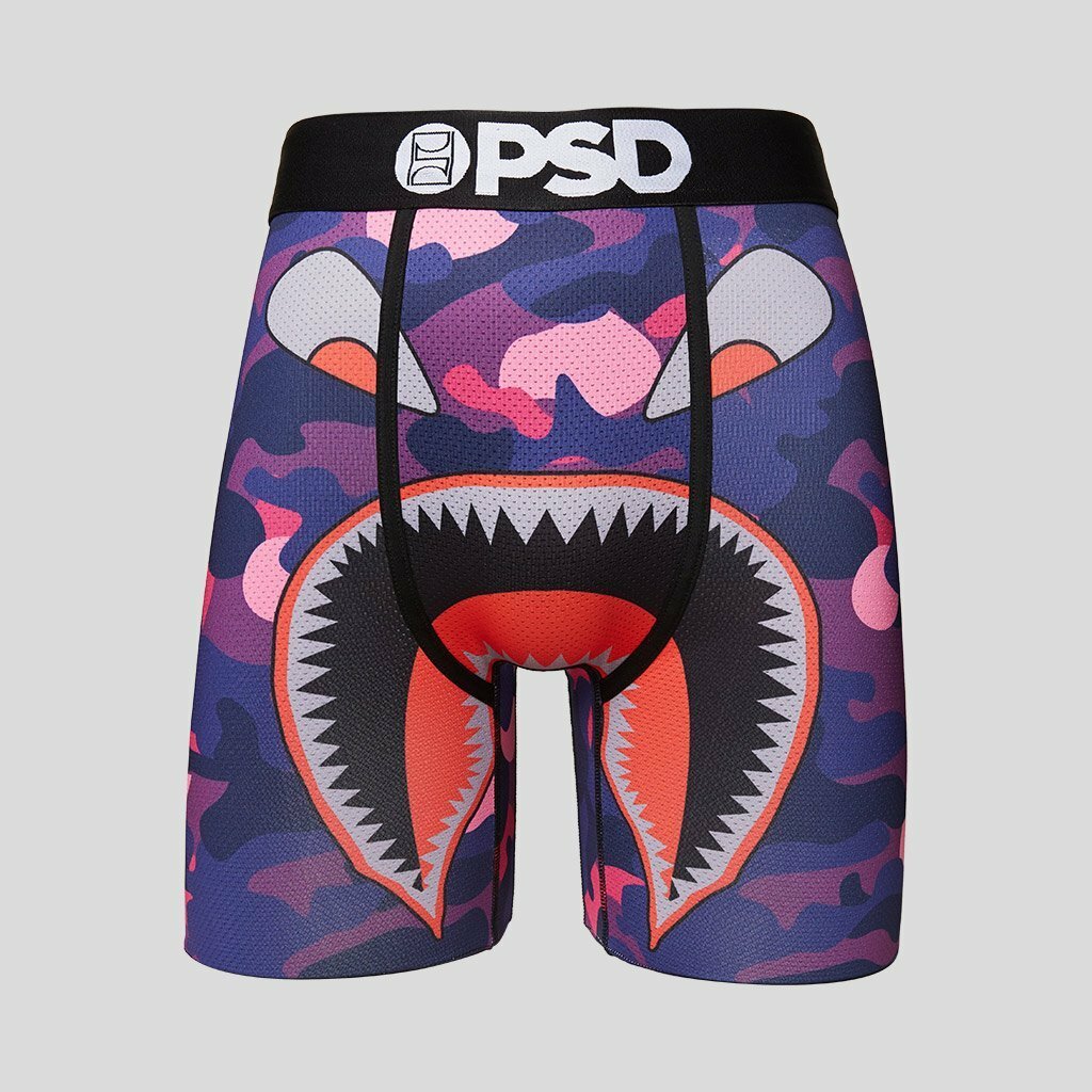 PSD Purple Camouflage Warface Athletic Urban Boxers Briefs