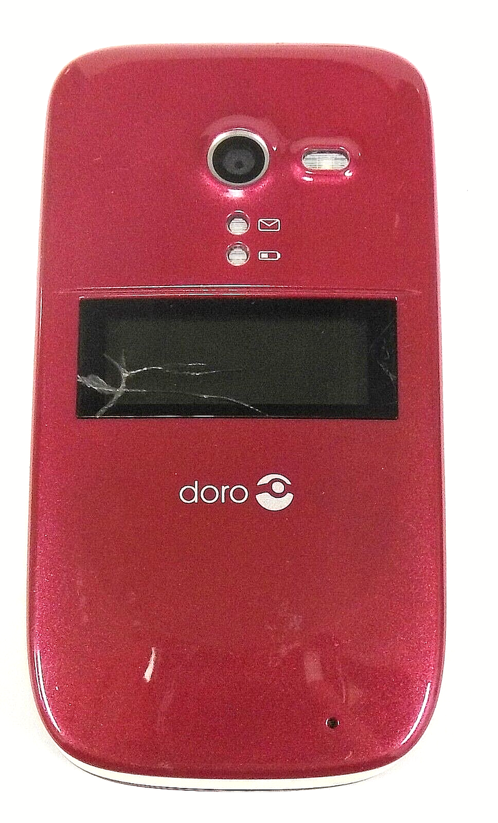 Doro PhoneEasy 626 - Red ( Consumer Cellular ) Flip Phone
