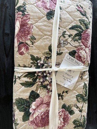 NEW Pottery Barn Adelise King / Cal King Floral Quilt New