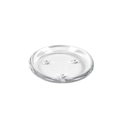 Cuenco De Cristal Decorativo Sandra Rich - Redondo, 19 Cm De Diámetro X 8 Cm De Alto, Ideal Para Velas Flotantes O Decoración
