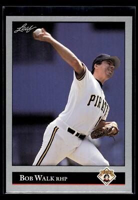 1992 Leaf Baseball #353 Bob Walk Mint+ Pittsburgh Pirates