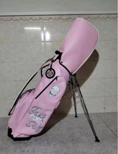 NEW G Fore Golf Caddie Bag Stand-up Bag Pink with Hood Cover Japan