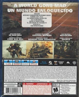 Mad Max PS4 (Brand New Factory Sealed US Version) PlayStation 4,  PlayStation