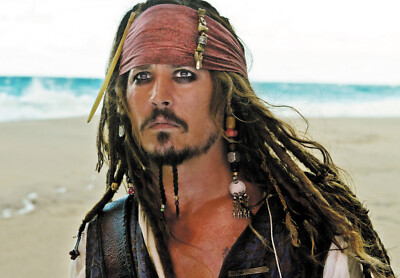 Kleines A6 Captain Jack Sparrow Poster (brandneu)