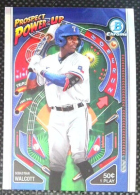 2024 Bowman - Prospect Power-Up Sebastian Walcott #PP-20. Cool Card!