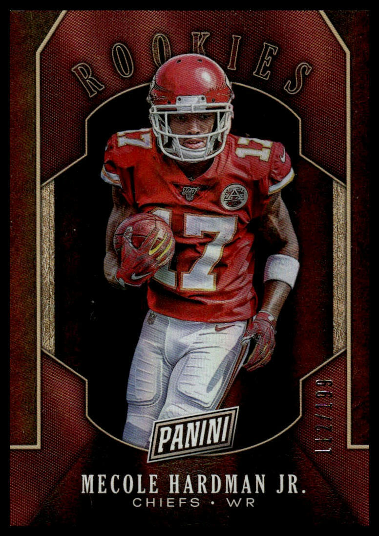 Mecole Hardman Panini Black Friday Rookies & Prospects #RC19 Base