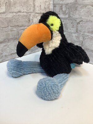 Manhattan Toy Company Plush Toucan Rico Stuffed Animal Lovey 12'' Chenille Baby